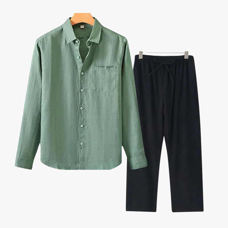 Torino Linen Set (Long Sleeves)