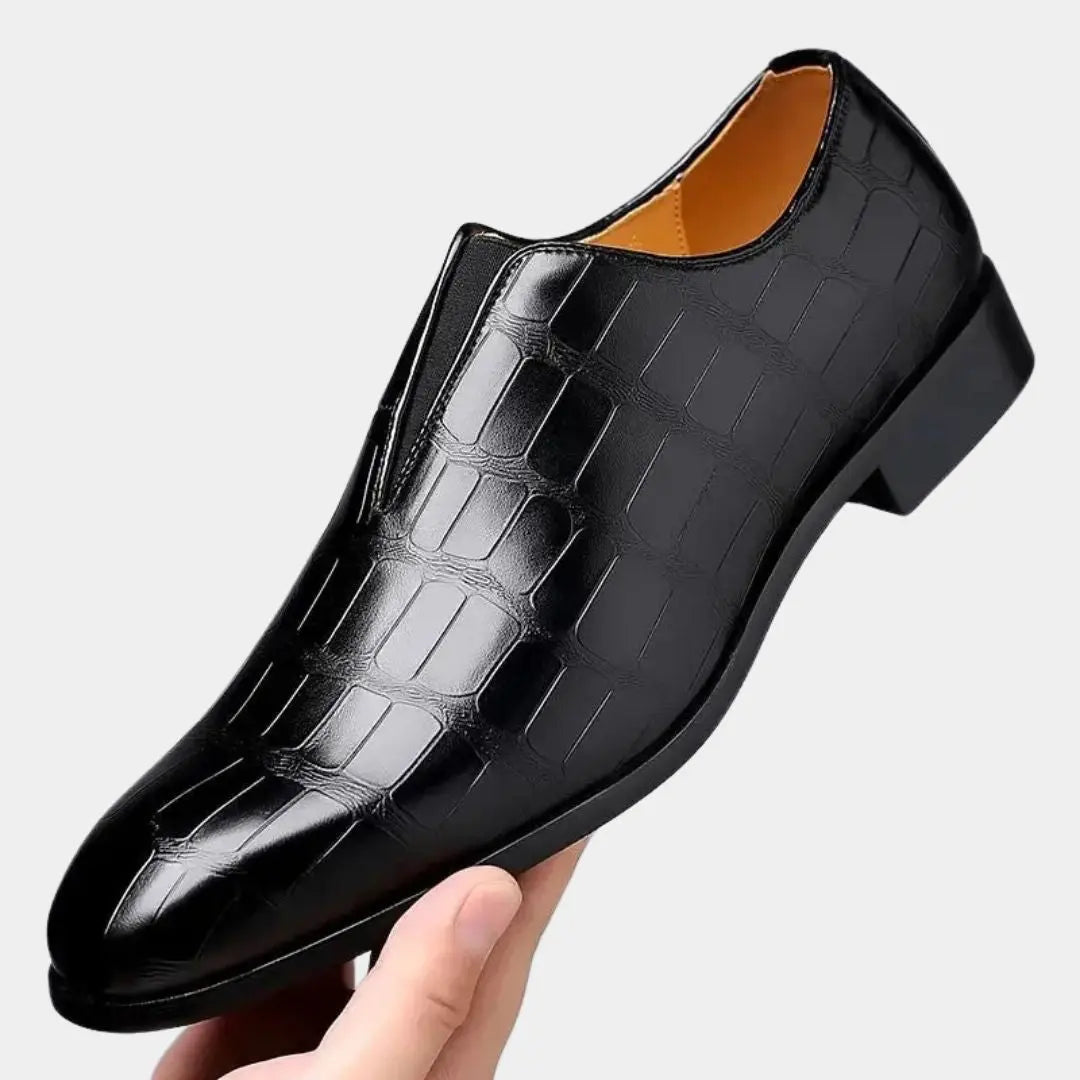 Sovereign Leather Slip-Ons