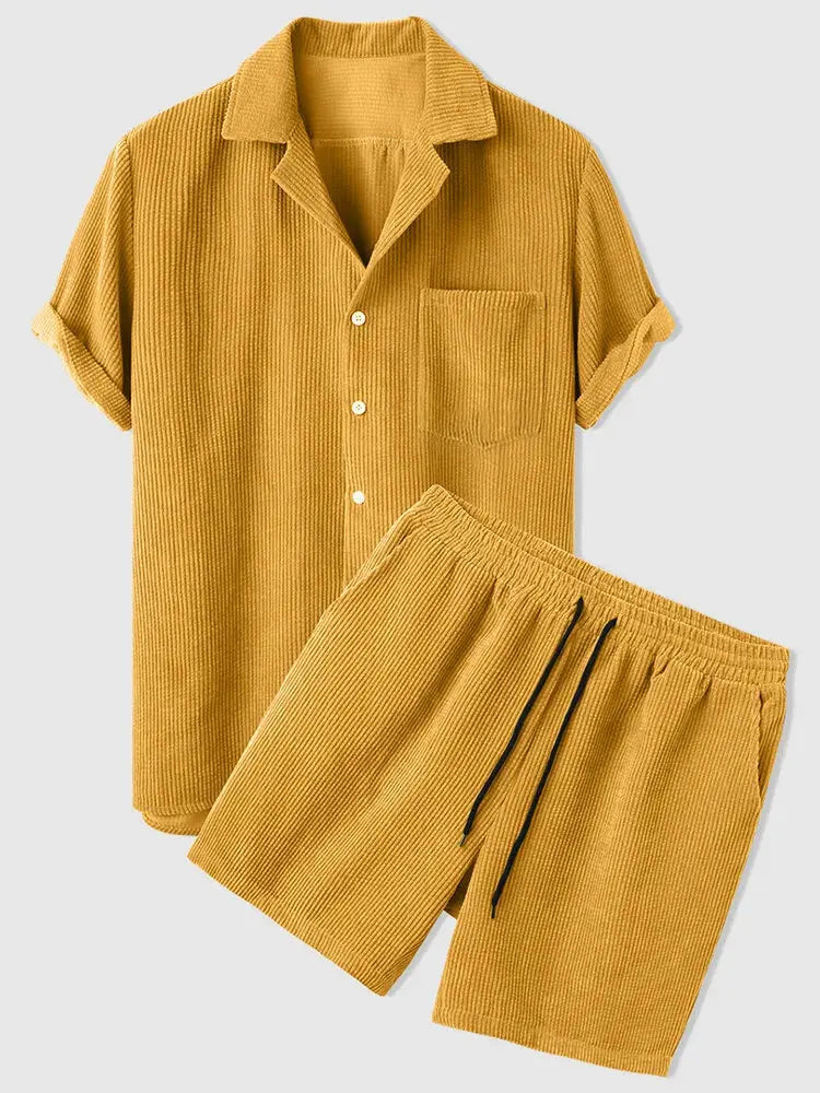 Luxury Ribbed Velvet Set