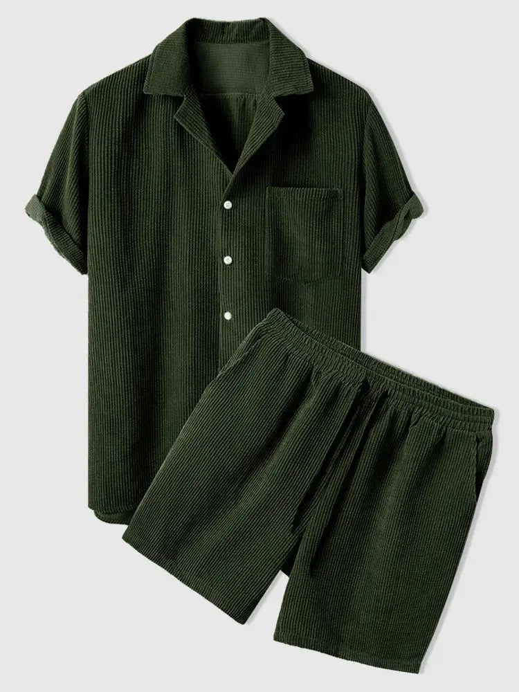 Luxury Ribbed Velvet Set
